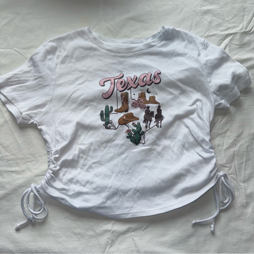 Moonlight Dreams White Cotton Tee